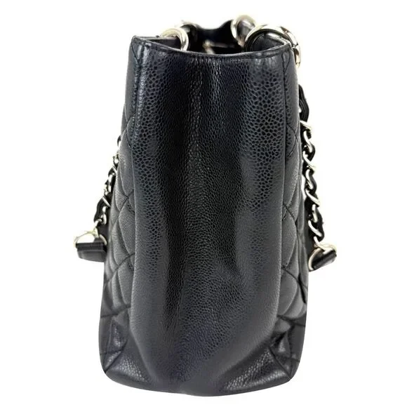 Chanel Caviar Quilted Black Grand Shopping GST Tote Bag - Picture 4 of 8